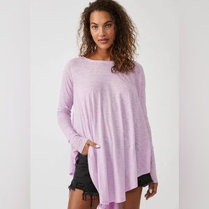 🆕Free People (NWT) Aria Trapeze long sleeve top in the color Spring Fling.
